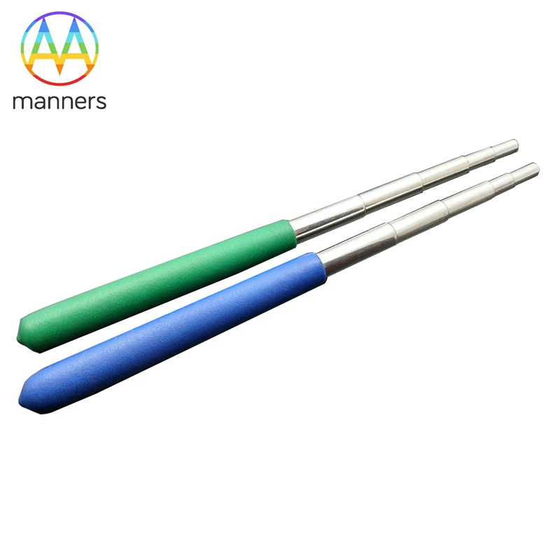 The Ireland Customers 550pcs Custom Stainless Steel Telescopic Rod With Rubbe...