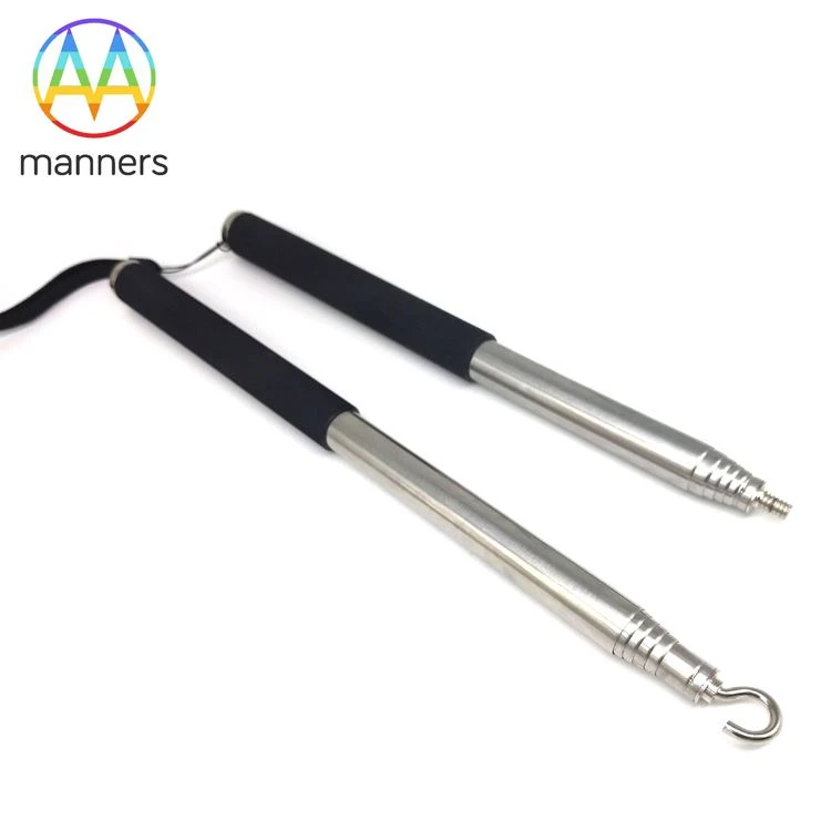 The America Customers 2000pcs Custom Aluminum Telescopic Pole With Metal Hook...