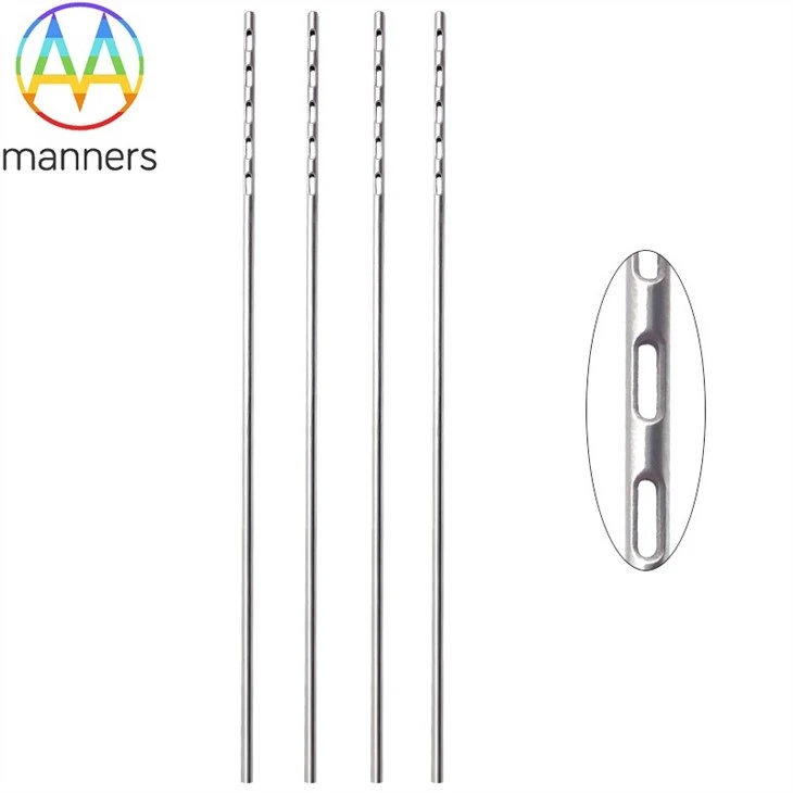 Stainless Steel Luer Lock Tube With Side Hole