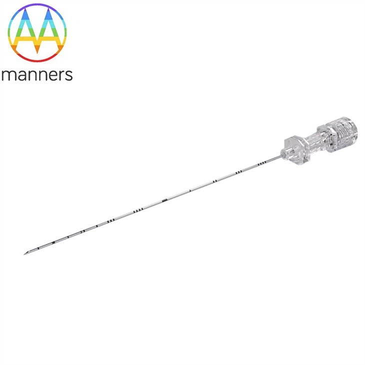ULTRASONIC GUIDED NERVE BLOCK NEEDLE